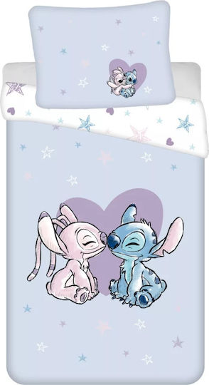 Kids Duvet Cover Single Blue Set
