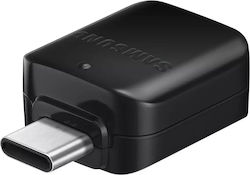 Адаптер Samsung Ee-un930bbe USB A Женски към USB C Мъжки Черен Без опаковка