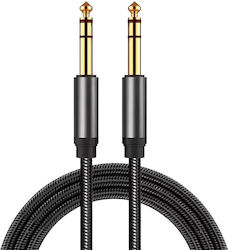 ATC 02.008.0150 Studio- und Musikinstrumentenkabel 6,3mm Stecker - 6,3mm Stecker 5m
