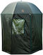 Baracuda OUT22 Umbrelă Plajă Pliabilă Din Aluminiu Diametru 2.2m Verde