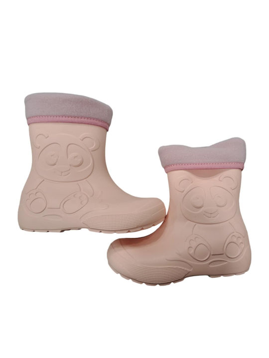 Childrenland Kids Wellies Childreland Panda Pink