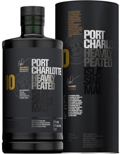 Port Charlotte Single Malt Ουίσκι 10 Ετών Σκωτίας 50% 700ml