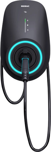 Renac Wall Mounted Three-Phase 11kW Charging Station with Built-in Cable Type 2 (60-RC-AC3P-11K)