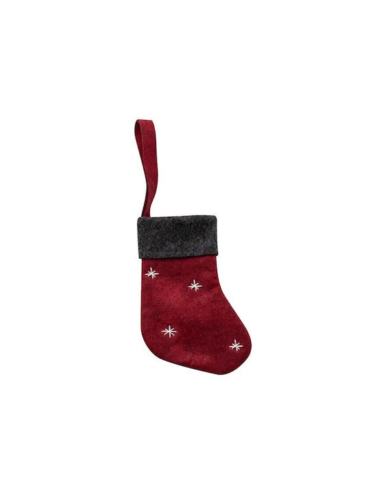 Hanging Boot Ornament Red