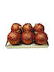 Agățate Ornament suspendat Glob Portocaliu 8buc Set 6buc