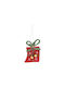 Hängendes Ornament Geschenk Rot