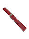 ByLeather Leather Strap Red 24mm