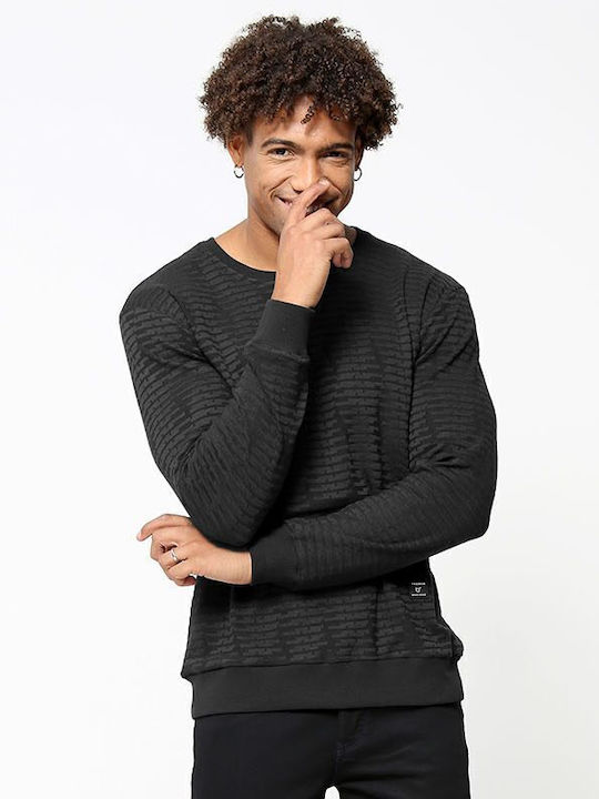 Tresor Long Sleeve Black Blouse