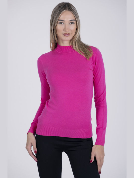 MyCesare Women's Sweater Fuchsia