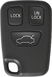 Contact Key Case Volvo S40 S60 S80 V40 V70 Xc90 3 Buttons Without Key