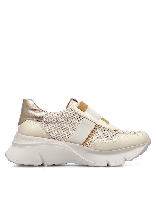 Hispanitas Sneakers Beige / Gold