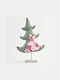 Christmas Decorative Fabric Tree 35cm Green