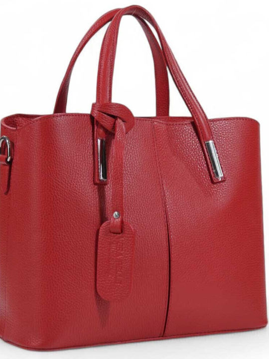 Passaggio Leather Кожена Дамска Чанта Тоут Ръчн...