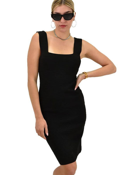 Potre Midi Dress Black