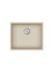 Helika Vera Unterbau Küchenspüle aus Flüssiger Granit M52xP43cm Beige