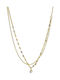 Piercing.gr Charm aus Vergoldet Stahl mit Zirkon
