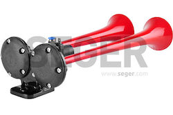 Red Truck Horn Two Tones 24v 1a