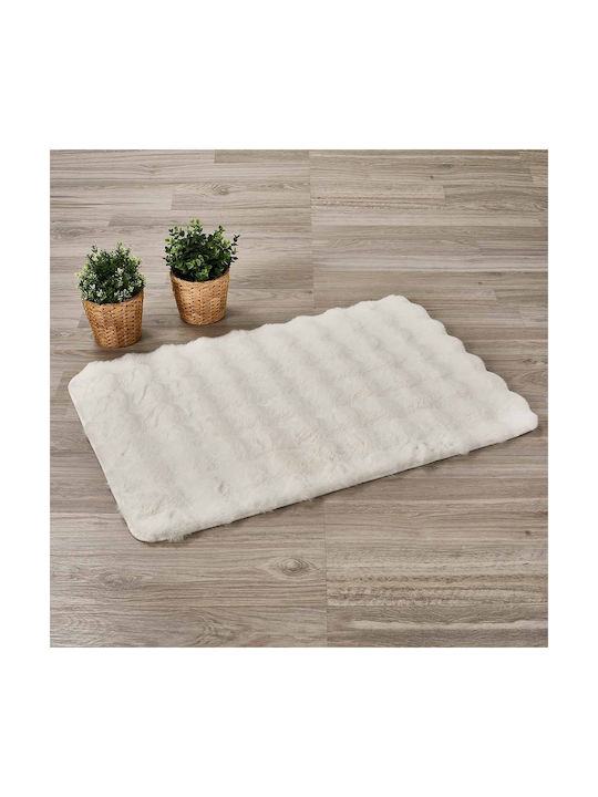 Whitegg Pat35-5 Χαλί Ορθογώνιο Γούνινο White 120x170cm
