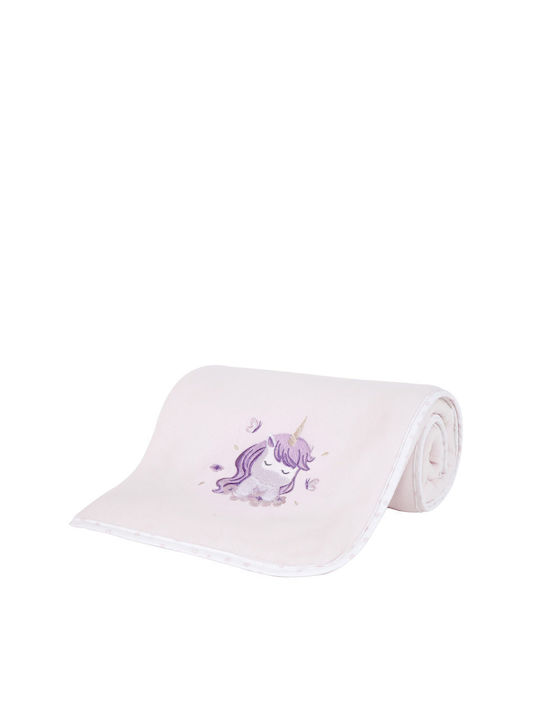 Nima Blanket Nursery Swaddling Blankets Velvet Lilac 80x110cm