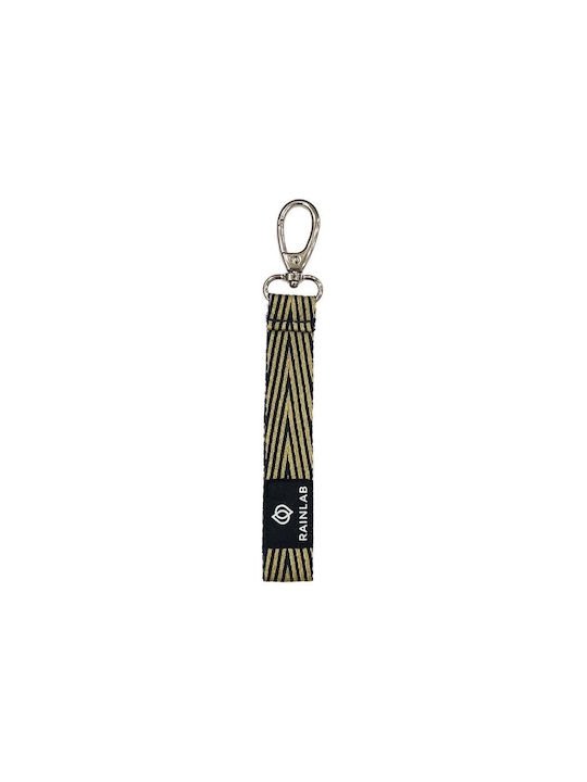 Rain Keychain Fabric Gold