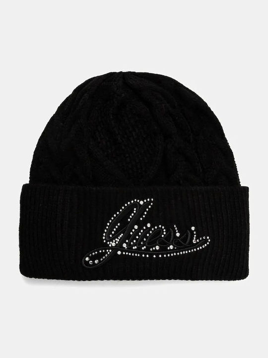 Beanie Beanie Knitted in Black color