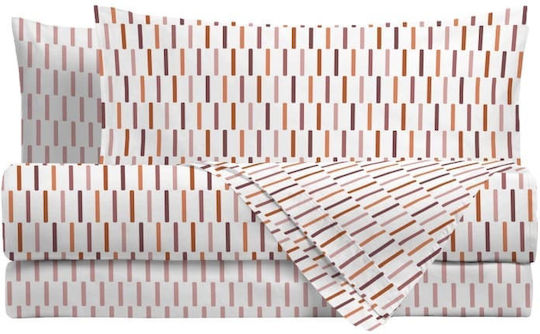 Amo La Casa Sheet Sets Queen with Elastic 170x200cm. Victor Rotten Apple 4pcs