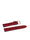 Kuki Curea din piele Burgundy 18mm