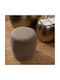 Stool For Living Room Upholstered with Fabric A-s Amea Taupe 39x39x40cm