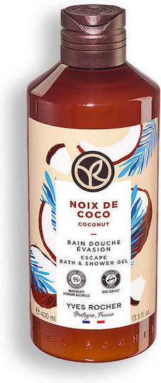 Yves Rocher Bath & Пяна за вана в гел форма Кокос (1x400мл) 400мл