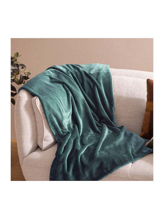 A-s Cuddly Κουβέρτα Fleece Καναπέ 130x180εκ. Bl...