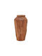Pakketo Decorative Floor Vase Wooden Archean Gold Diameter 30xHeight 60cm
