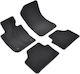 Umbrella Set Covorașe Față și Spate 4buc din Covor pentru Mini UNU BMW X1 Ford Margine 2009-2016 Negre