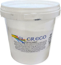 El Greco Πορσελάνη Είδος Χειροτεχνίας 1kg σε Λευκό Χρώμα