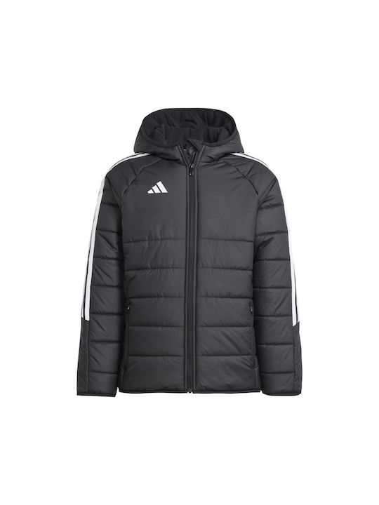 adidas Παιδικό Casual Μπουφάν Black