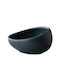 Authentic Serving Bowl Round made of Porcelain Gray with Diameter 8.9cm 6pcs