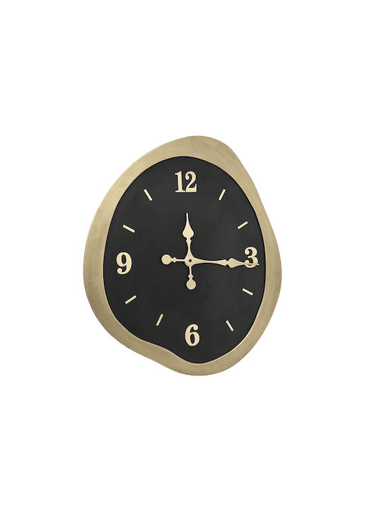 Zaros Wall Clock Black Ø50cm