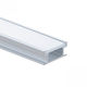 Eurospot Aluminium Bodenprofil Silber LED-Streifen L=2m Milchige Abdeckung Eu5126