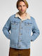 Sherpa Τζιν Μπουφάν Denim Blue Ανοιχτό