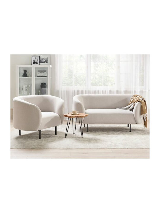 Berwyn 124 Living Room Furniture Set 3-Seater & Armchair Brown
