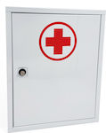 Wall-Mounted Metal First Aid Kit Medium 37x30x14cm