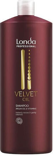 Londa Professional Velvet Oil Șampon Ulei de Argan Păr Strălucitor și Hidratare 1000 Ml