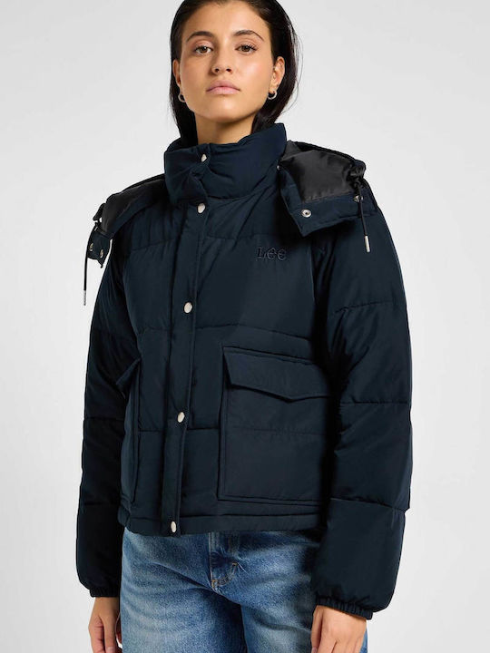 Scurtă Jachetă de femei Puffer Black