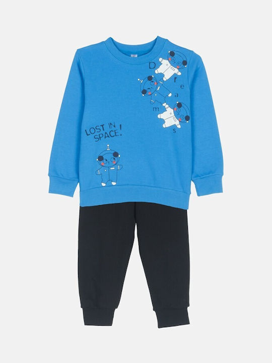 Dreams Kids Pyjamas Royal Blue, Black