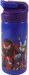 Gim Sonic Kids Aluminium Water Bottle with Stra...