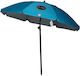 Campo Folding Beach Umbrella Diameter 2m Capri Blue