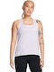 Knockout Damen Sport Top Ärmellos Flieder