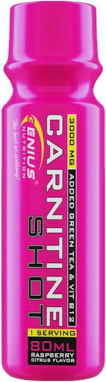 Genius Nutrition L-carnitine Shot 3000 80 Ml Βατόμουρο Κίτρο