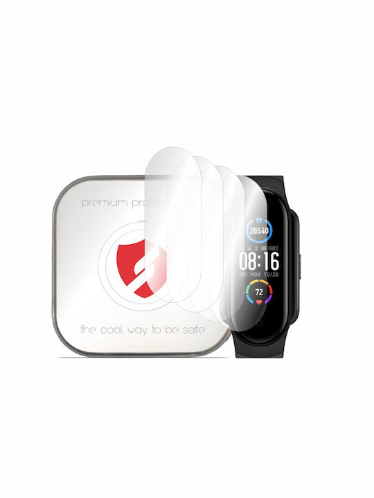 Pack 4 Premium Regenerable Film Xiaomi Mi Band 5 6 6 Nfc Amazfit Band 5 Smart Protection Classic Clear