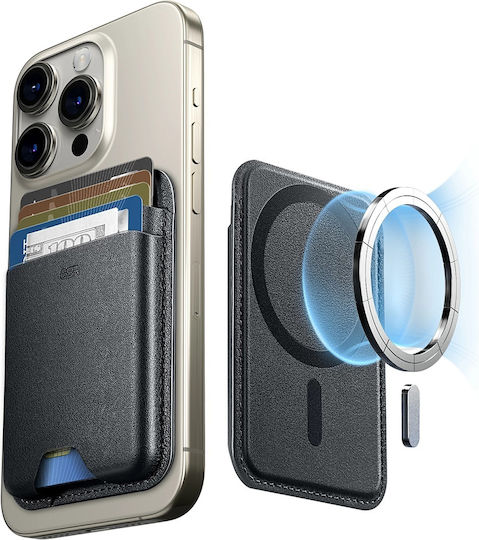 Phone Wallet Desk Stand Function Esr 2k63801 Midnight Black