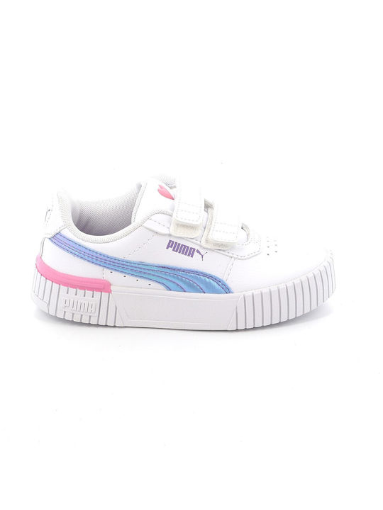 Puma Kids Sneakers with Scratch White